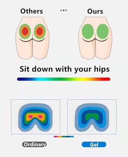 Cool and breathable gel seat cushion — photo 4