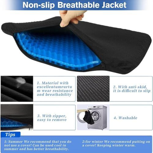 Cool and breathable gel seat cushion — photo 5