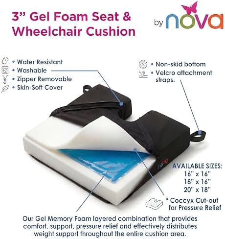 High density foam u-shaped tailbone pillow — photo 4