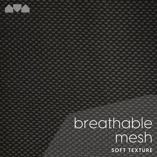 Black mesh memory foam chair pad — photo 4
