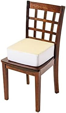 Sherpa cream extra thick booster cushion