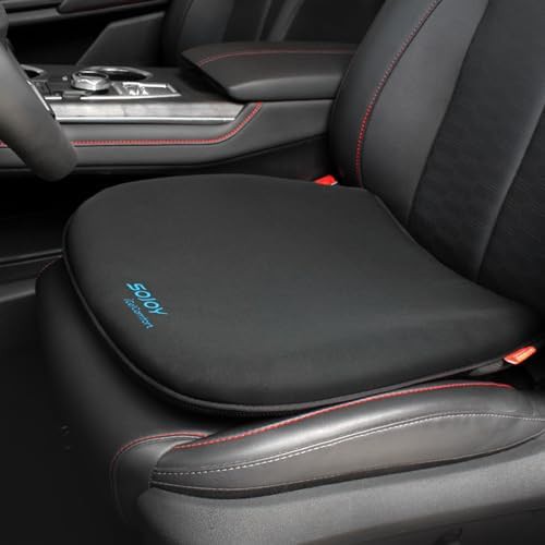 Orthopedic gel coccyx seat cushion black