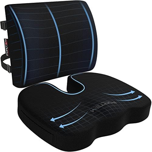 Extra large memory foam cushion set