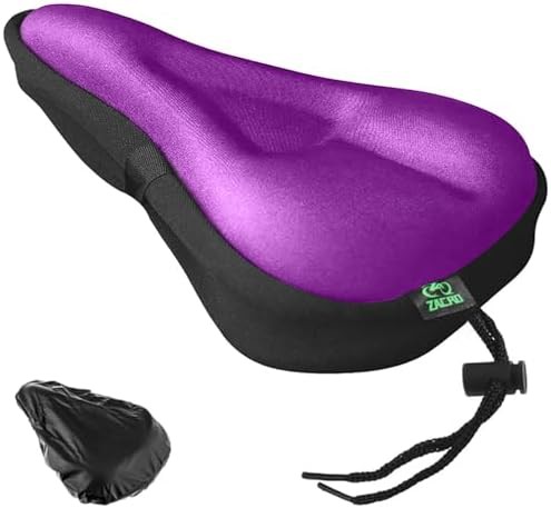 Indoor and outdoor soft gel saddle cover