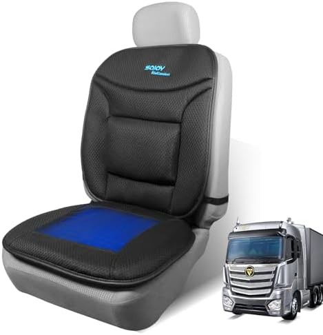 Truck gel memory foam lumbar pad