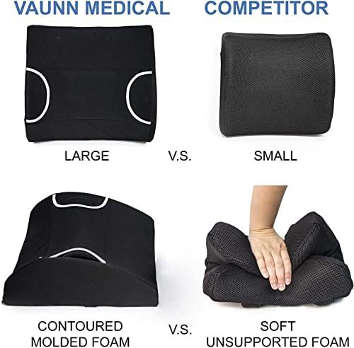 Medical lumbar support pillow with firm insert — photo 4