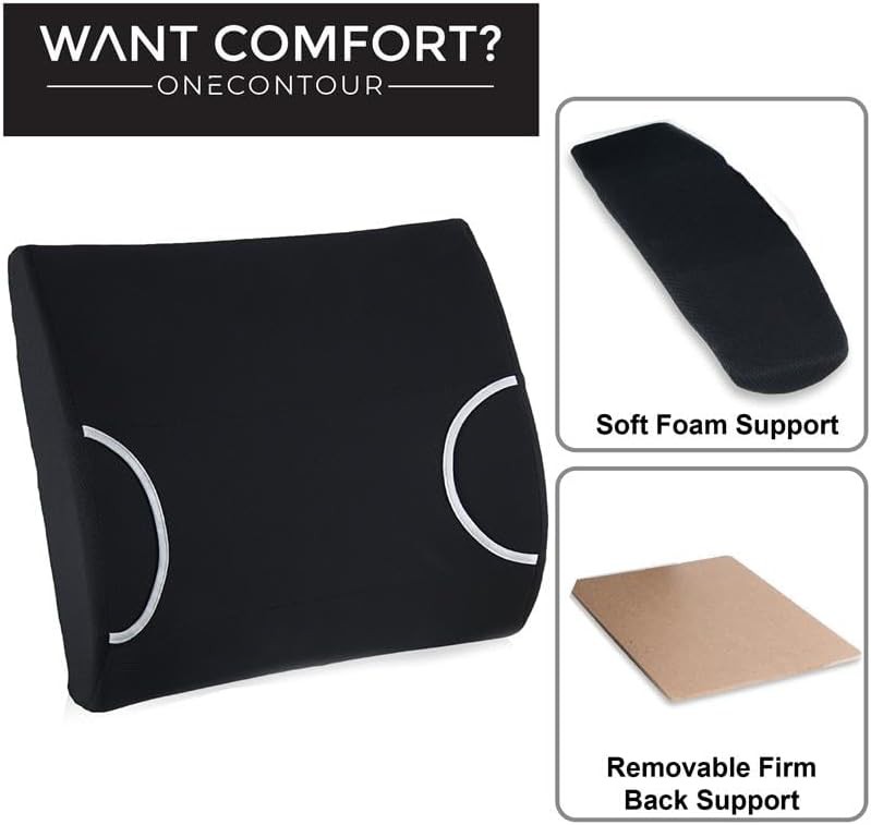Medical lumbar support pillow with firm insert — photo 5