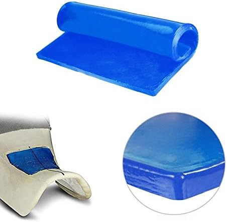 Blue thick gel motorcycle seat cushion