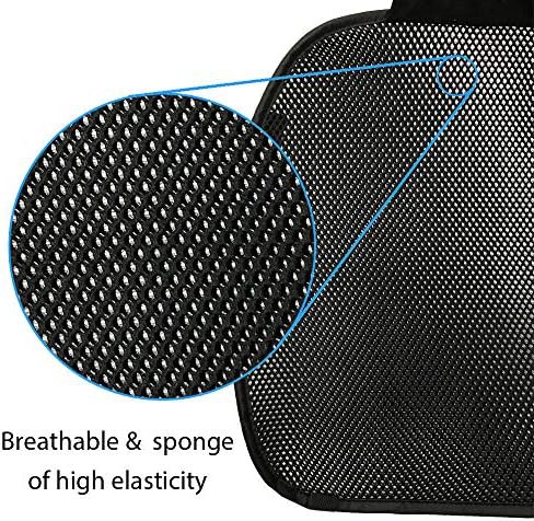 Black breathable pad for car seats — photo 3