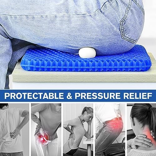 Breathable honeycomb gel chair pad — photo 5
