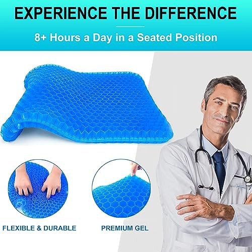 Cooling egg pattern gel seat pad — photo 3