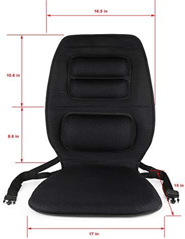 Grid gel cushion and firm back support set — photo 3