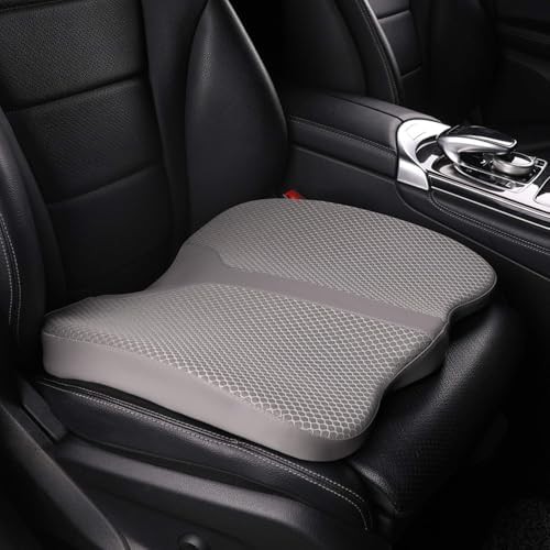 Memory foam car seat for tailbone support