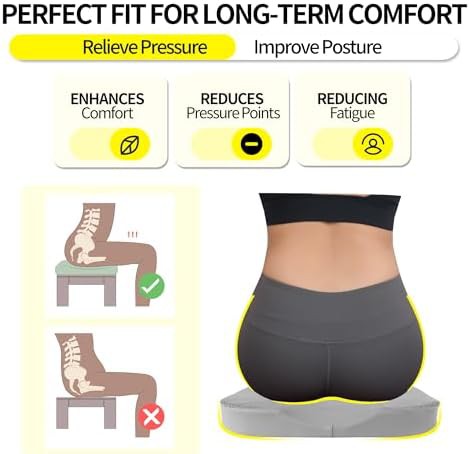Memory foam car seat for tailbone support — photo 3