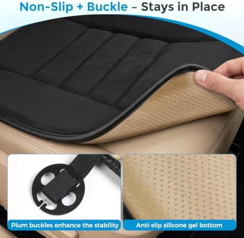 Black mesh memory foam car cushion — photo 4