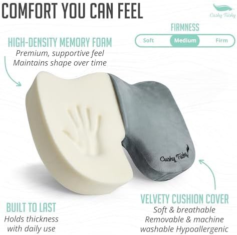 Foldable memory foam travel seat cushion — photo 5