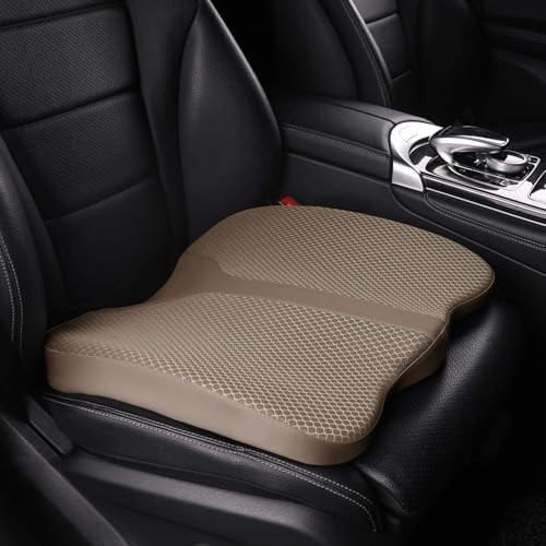 Memory foam car cushion for sciatica relief