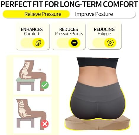 Memory foam car cushion for sciatica relief — photo 3