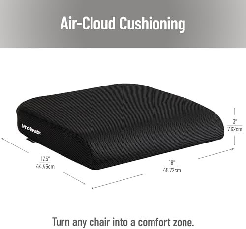 Portable air-cloud memory foam seat pad — photo 3