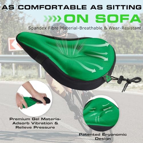 Extra soft gel exercise bike cushion — photo 3