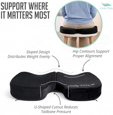 Portable coccyx travel seat pad — photo 5