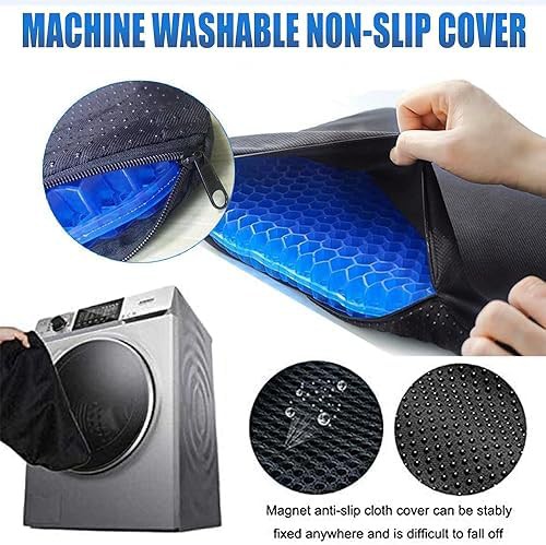 Double thick gel seat cushion with cover — photo 5