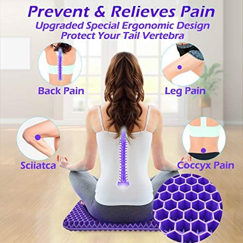Double thick gel cushion with non-slip cover — photo 3