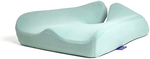 Wellness green memory foam seat pad