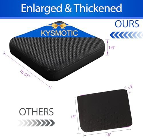 Large gel cushion with black cover — photo 4
