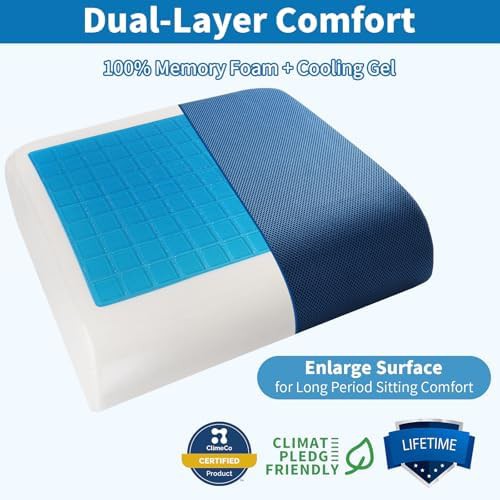 Blue extra thick gel memory foam — photo 3