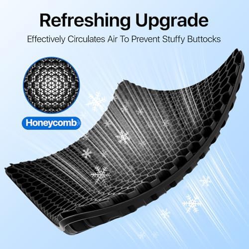 Cooling honeycomb gel chair cushion — photo 5