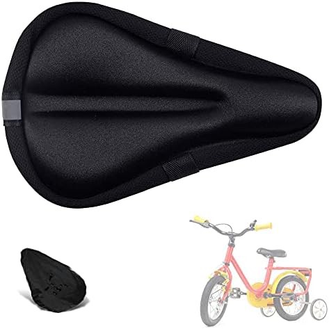 Breathable children's bicycle saddle pad