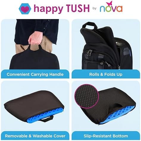 Portable double layer gel seat pad — photo 5