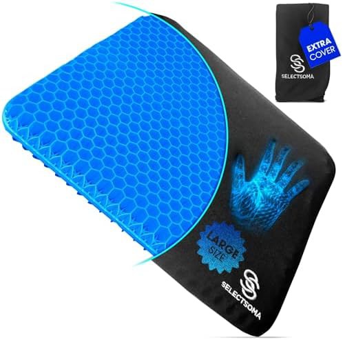 Extra large gel cushion for hip support