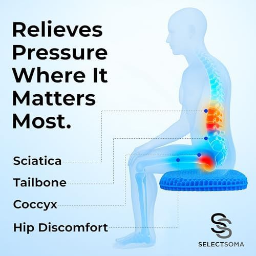 Extra large gel cushion for hip support — photo 3
