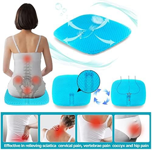 Large cooling gel pad for office chairs — photo 4
