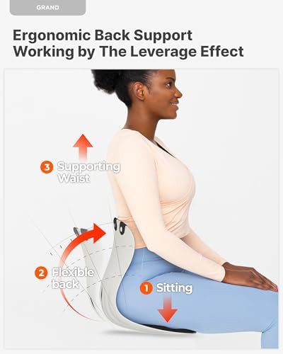 Extra wide ergonomic posture trainer seat — photo 3
