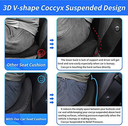 Driver seat pad for sciatica support — photo 3