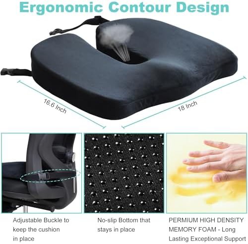 Large pressure relief cushion with extended cutout — photo 4