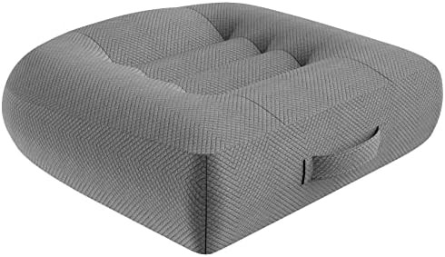 Grey mesh adult booster lift cushion