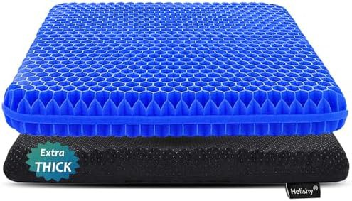 Extra thick blue gel seat cushion