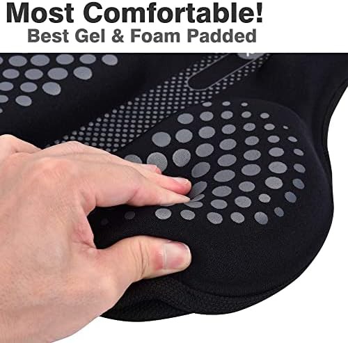 Wide foam and gel bicycle seat pad — photo 3