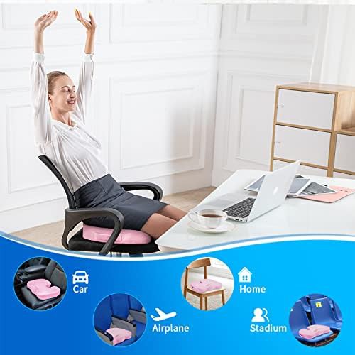 Pink memory foam coccyx cushion pad — photo 5