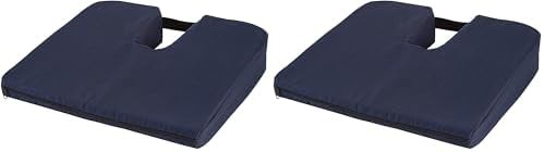 Two pack of navy gradual slope cushions