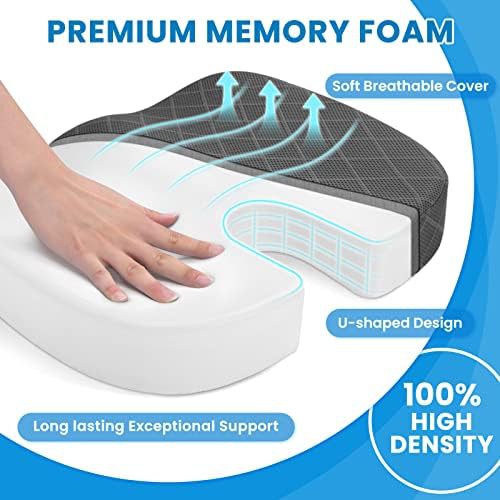 Extra large grey sciatica support seat cushion — photo 3