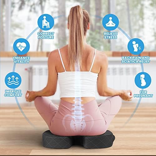 Extra large grey sciatica support seat cushion — photo 4