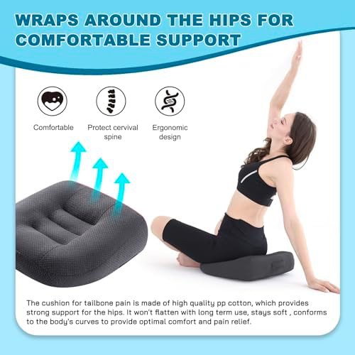 Weifenghe ergonomic office chair hip support grey — photo 3