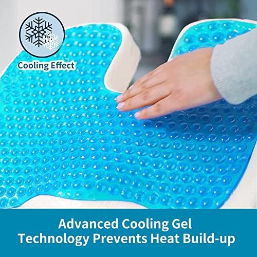 Cooling gel memory foam coccyx pad — photo 5