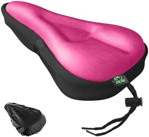 Adjustable gel mountain bike seat cushion