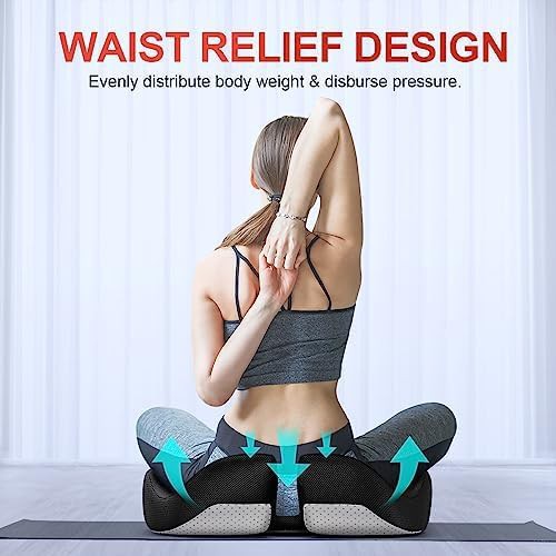 Ergonomic seat pad for sciatica relief — photo 3